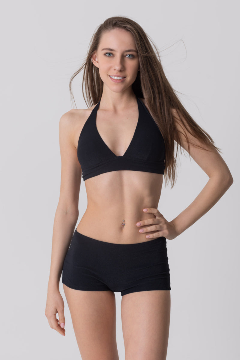 Swim triangle top  2302T92 [Black 90D]