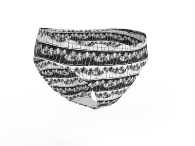 Swim Bikini Bottom 2400P13 [Palms XXL]